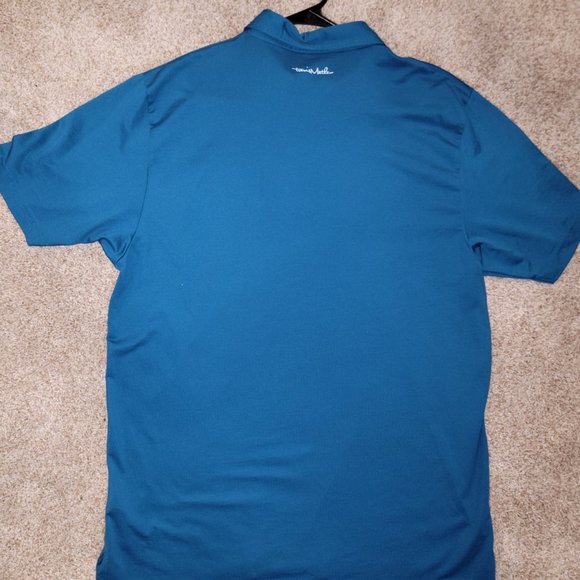 TravisMathews short sleeve blue polo - Picture 2 of 2